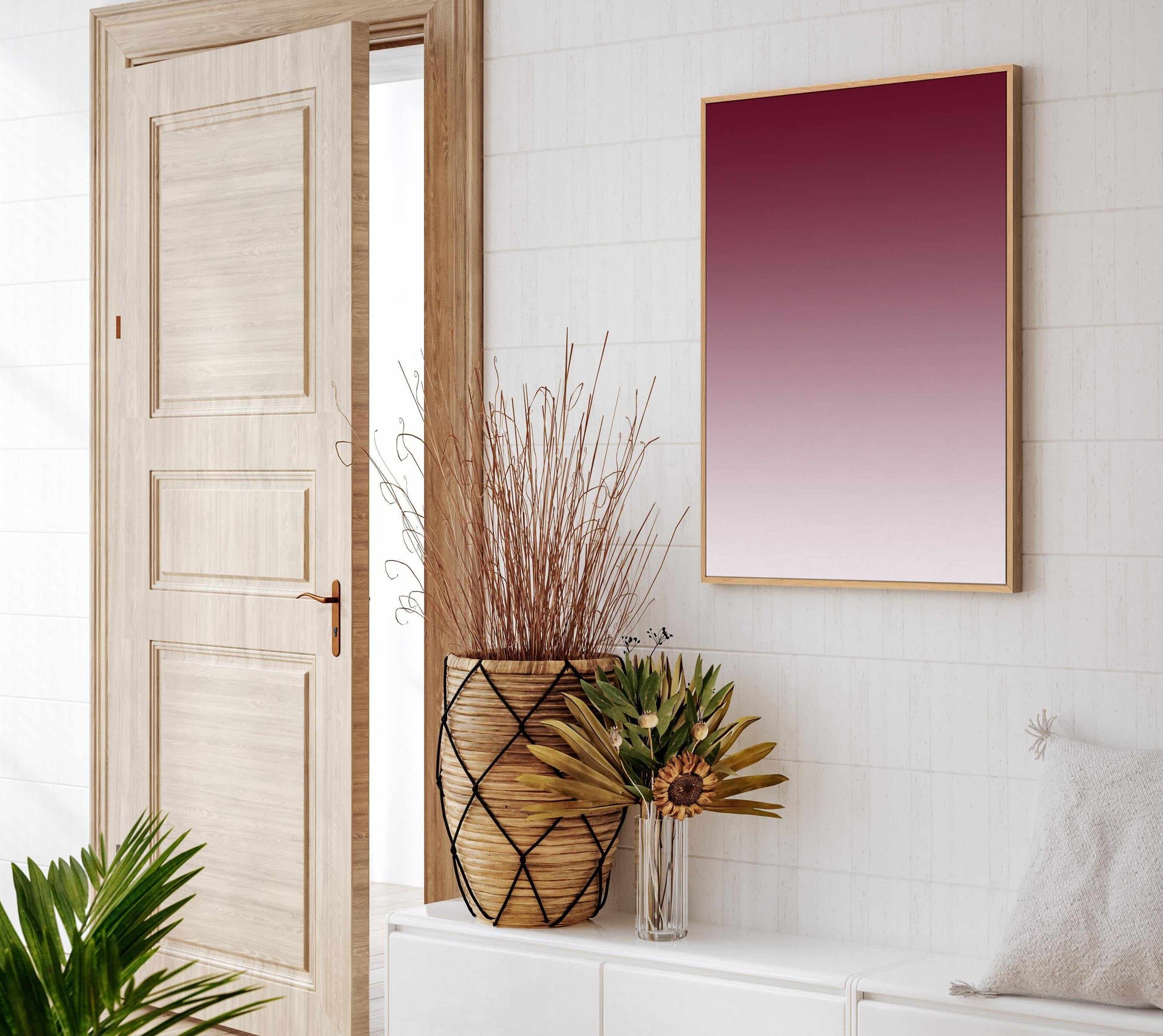 Pomegranate - The Faded Collection | Framed Canvas Art Print from Olive et Oriel where you can shop wallpaper and artworks online