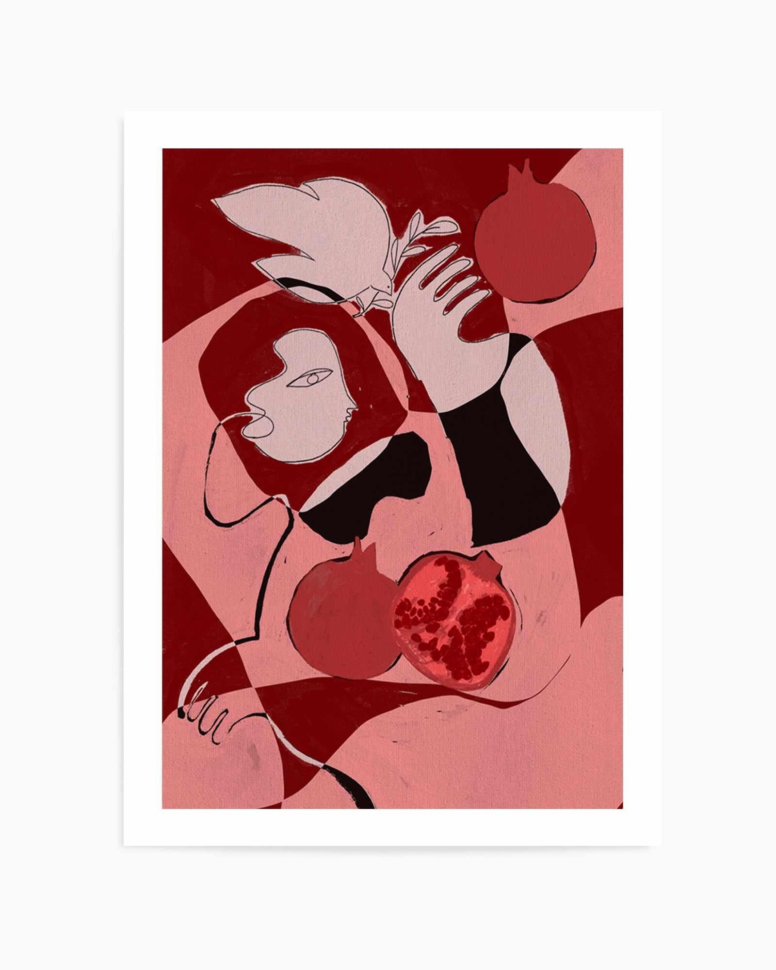 Pomegranate Of The Soul 1 by Shatha Al Dafai | Art Print