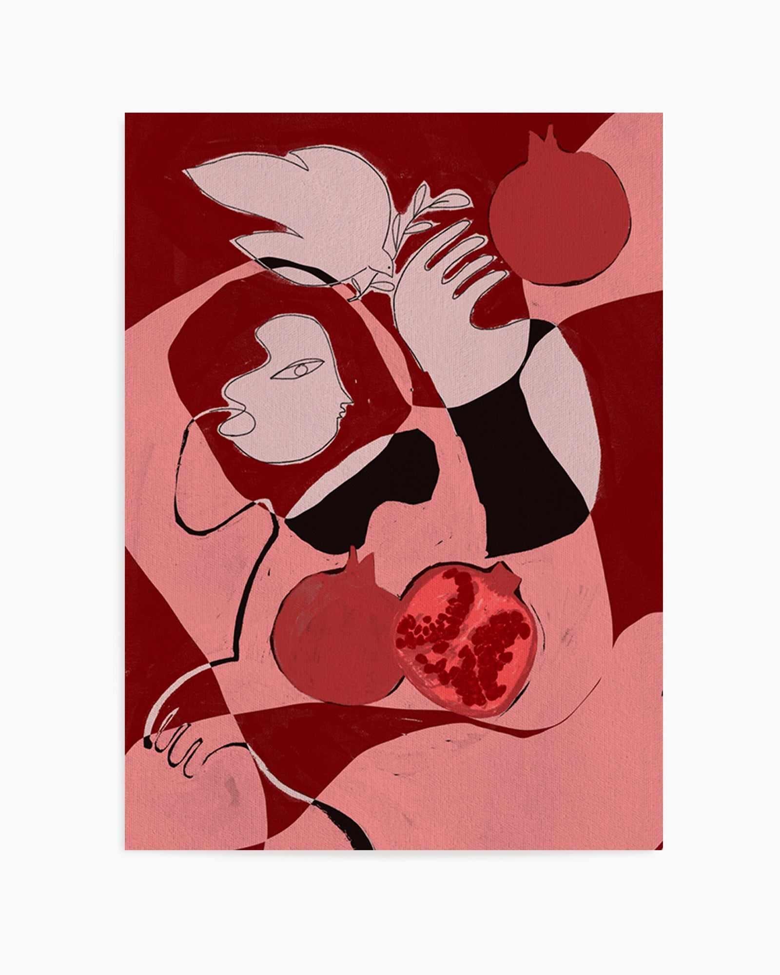 Pomegranate Of The Soul 1 by Shatha Al Dafai | Art Print