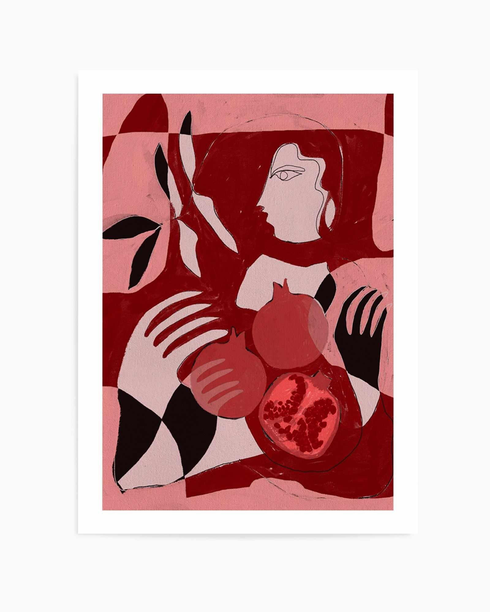 Pomegranate Of The Soul 2 by Shatha Al Dafai | Art Print
