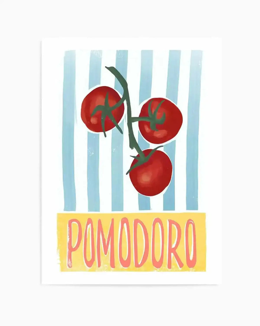 Pomodoro Art Print from Olive et Oriel where you can shop wallpaper and artworks online