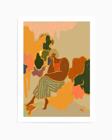 Pondering by Arty Guava | Art Print from Olive et Oriel where you can shop wallpaper and artworks online