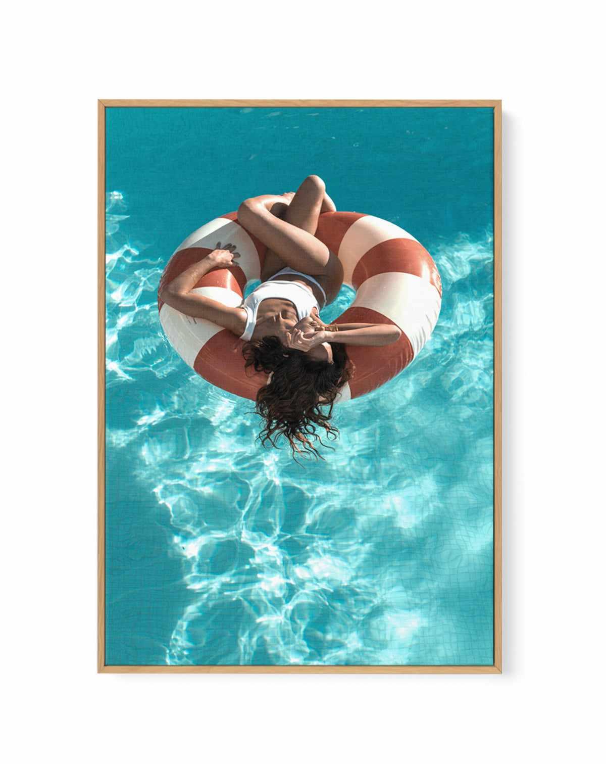 Pool Club by Teigan Geercke | Framed Canvas Art Print from Olive et Oriel where you can shop wallpaper and artworks online