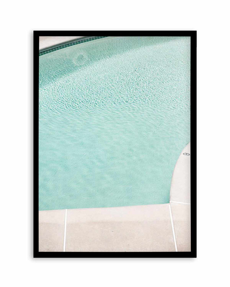 Pool Curves Art Print