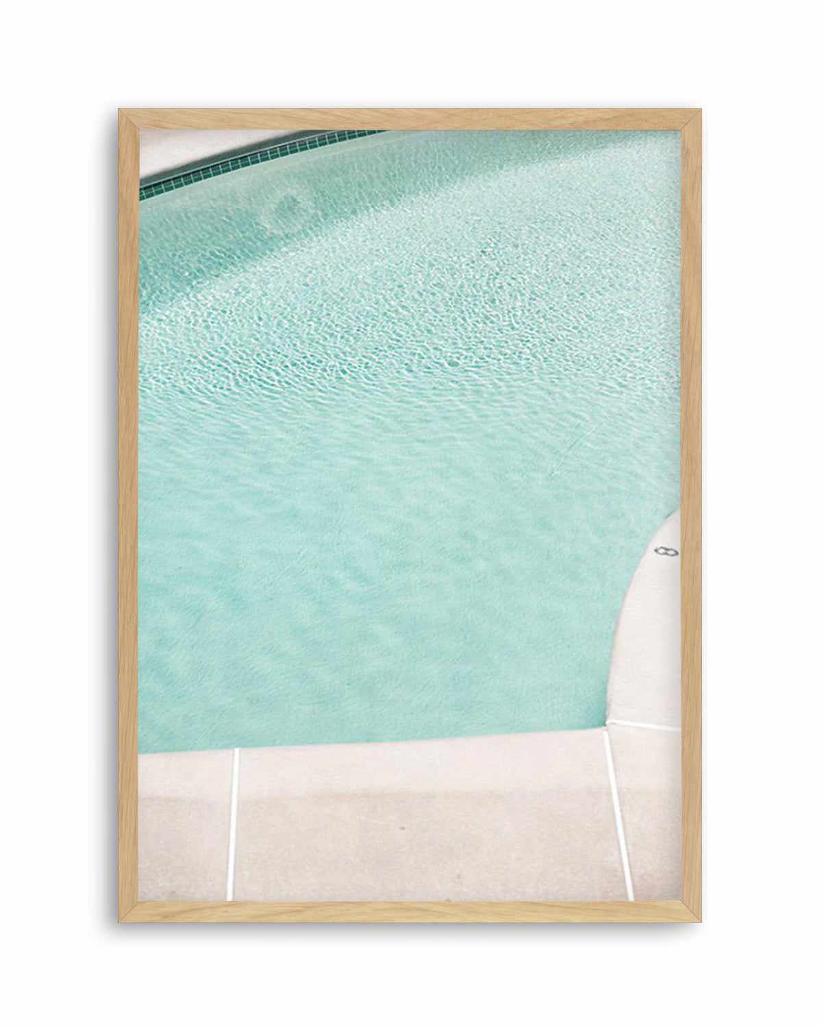 Pool Curves Art Print