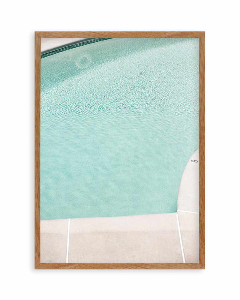 Pool Curves Art Print
