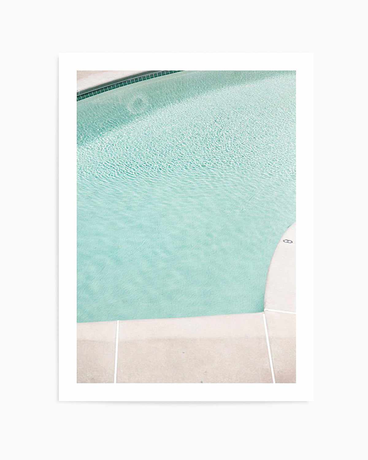 Pool Curves Art Print