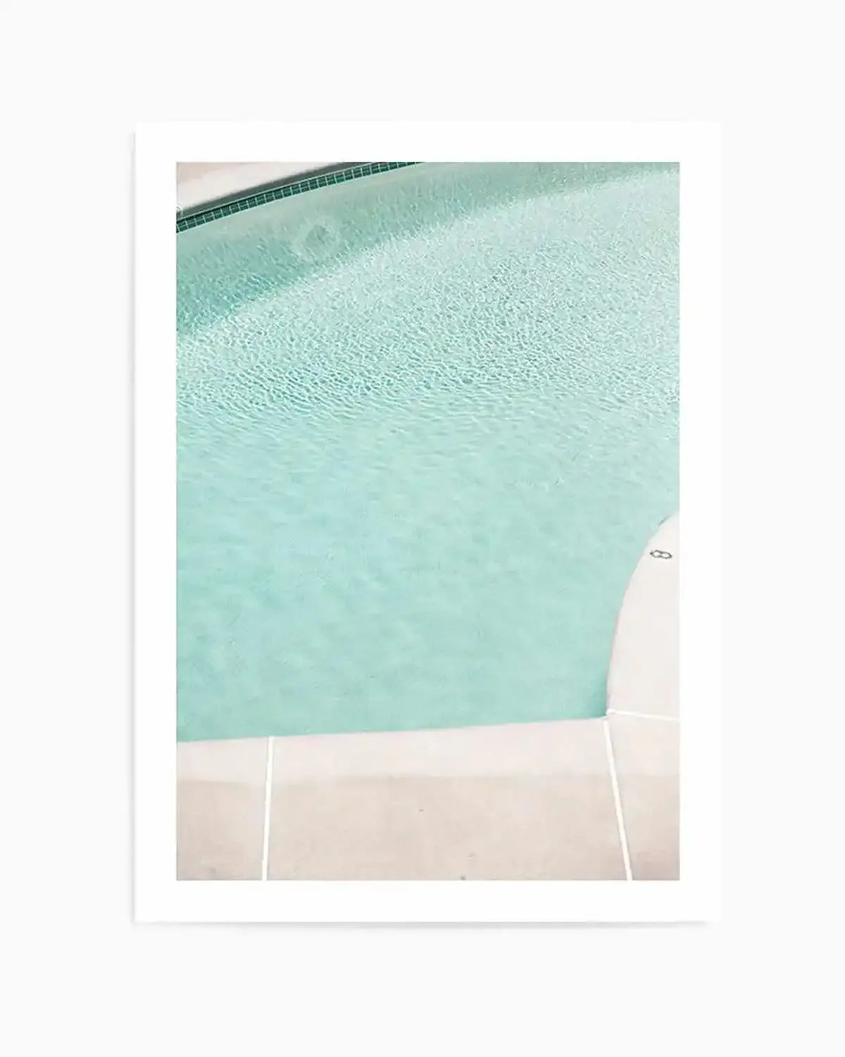 Pool Curves Art Print from Olive et Oriel where you can shop wallpaper and artworks online