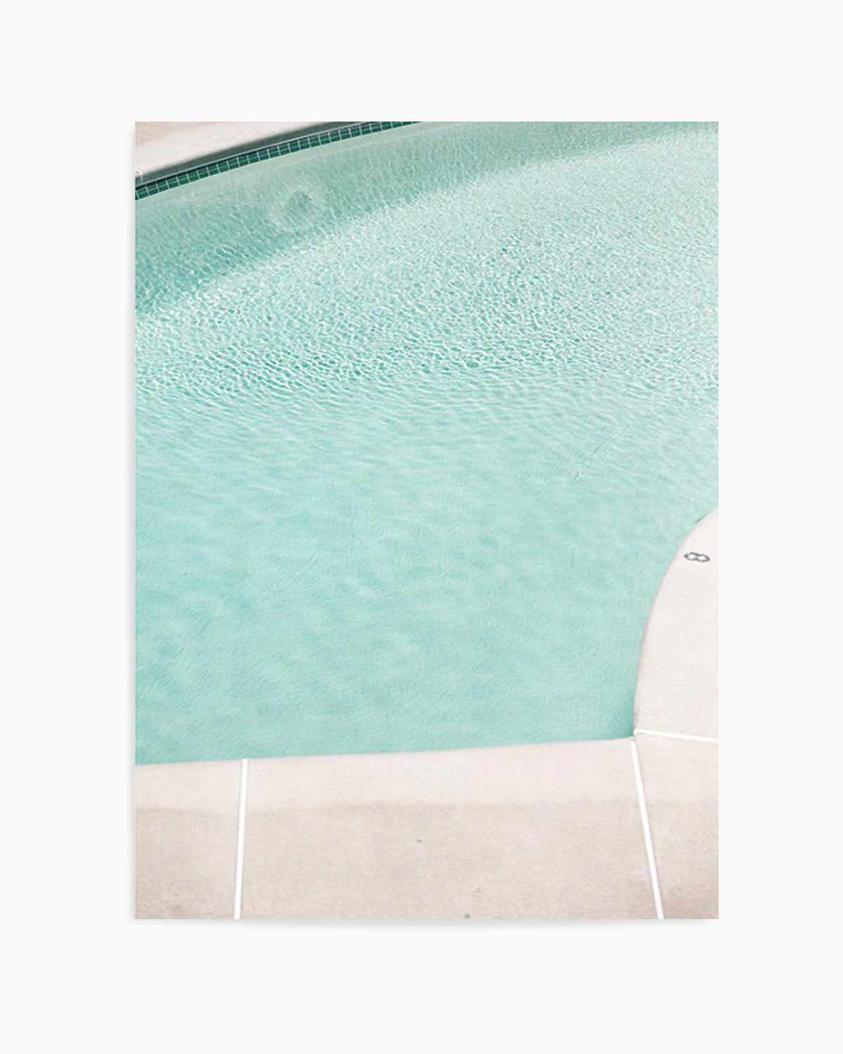 Pool Curves Art Print