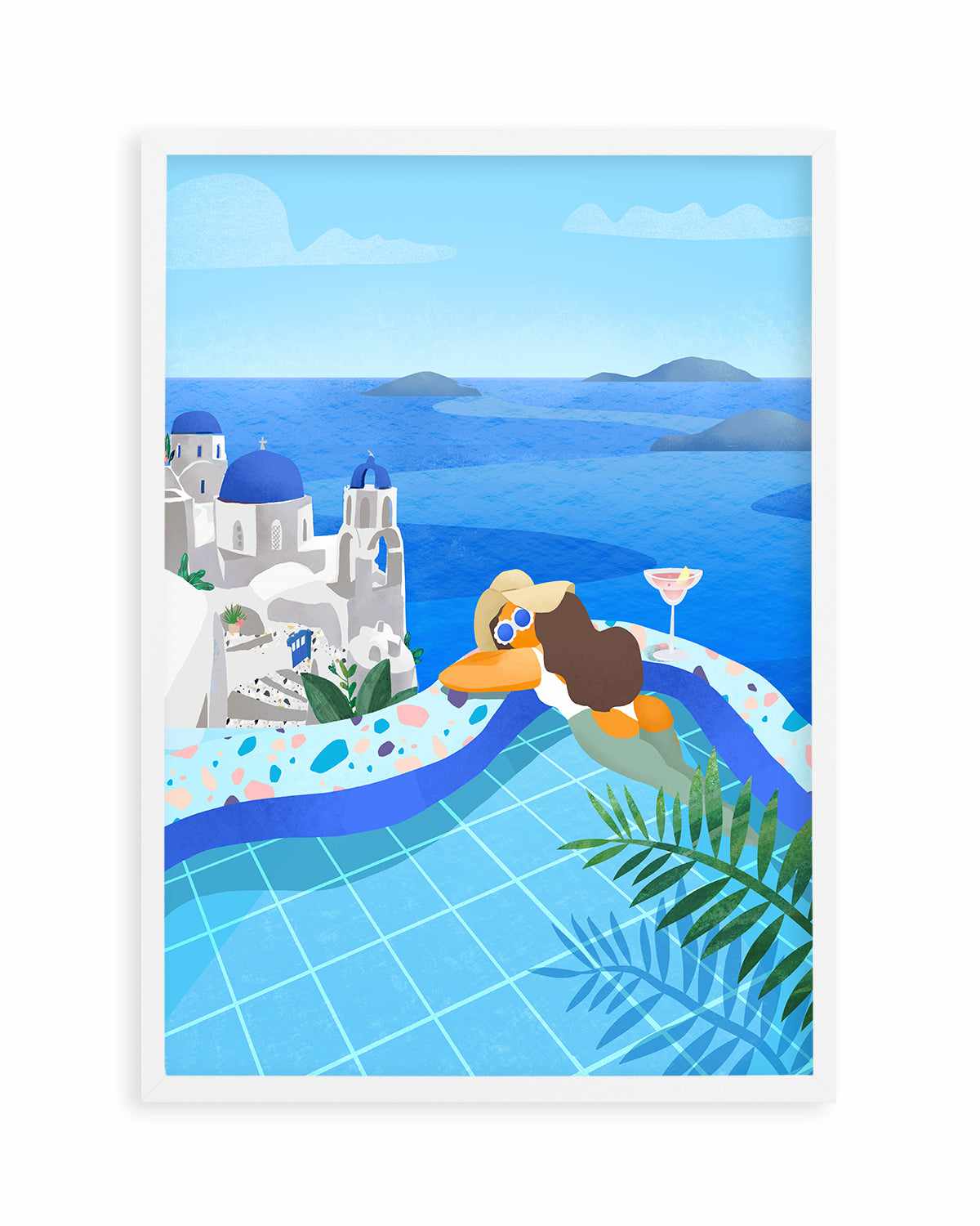 Pool Girl by Petra Lizde Art Print