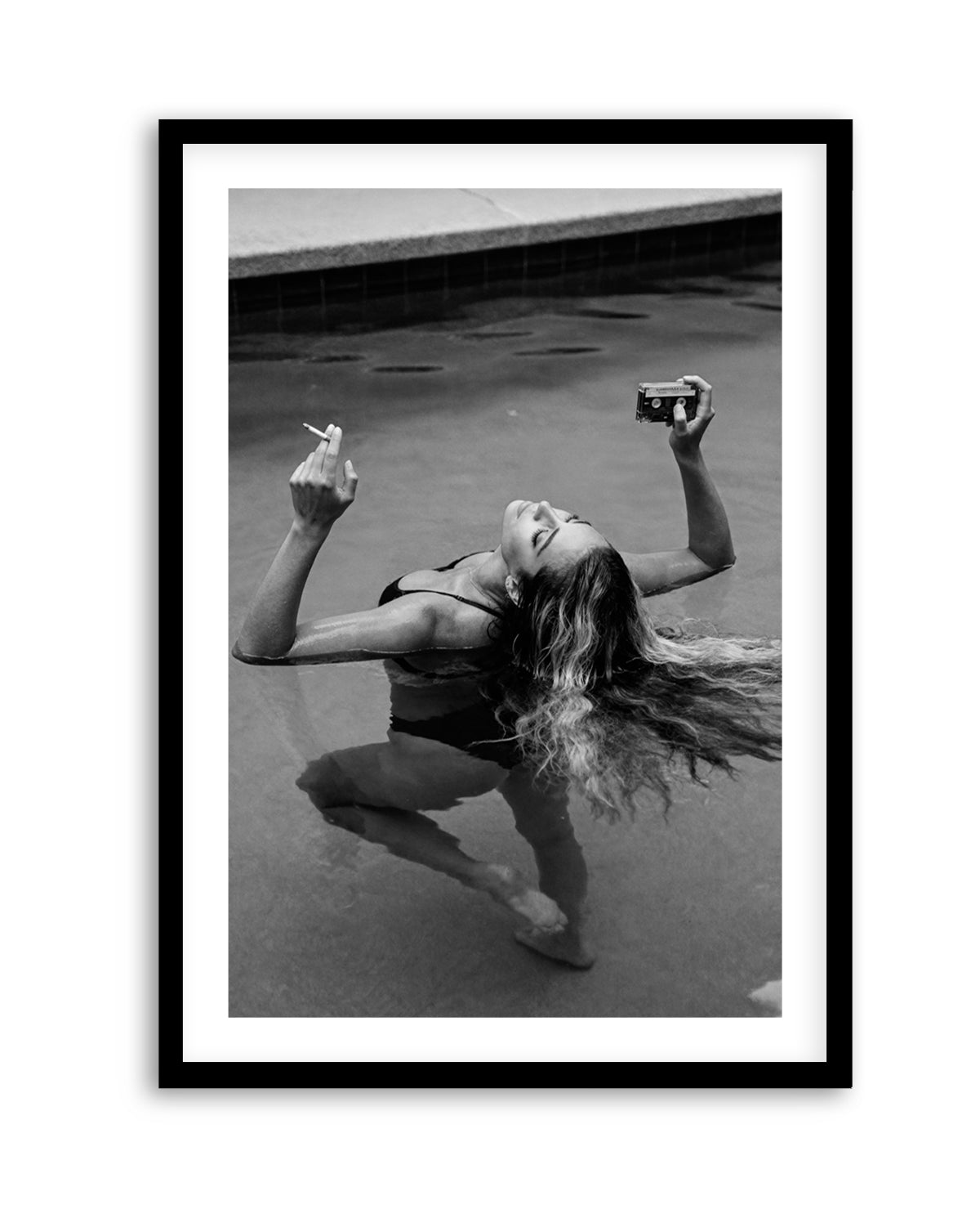 Pool Party for One | Art Print from Olive et Oriel where you can shop wallpaper and artworks online