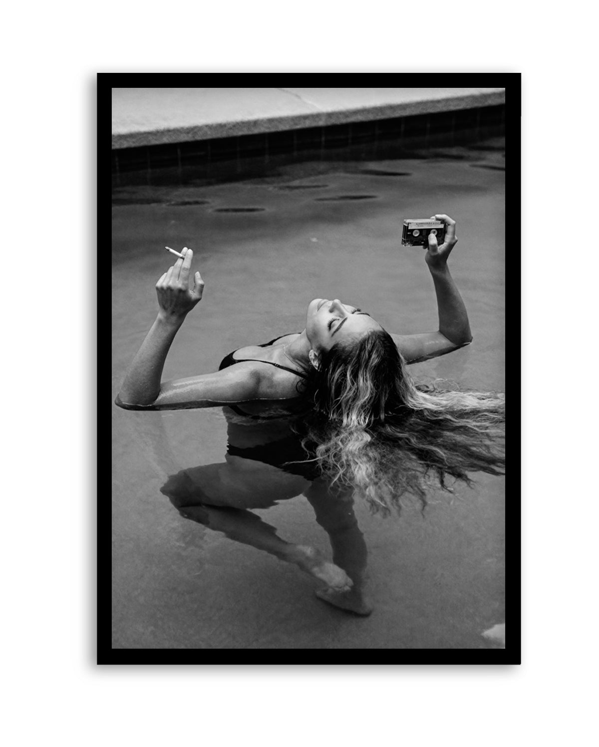 Pool Party for One | Art Print from Olive et Oriel where you can shop wallpaper and artworks online