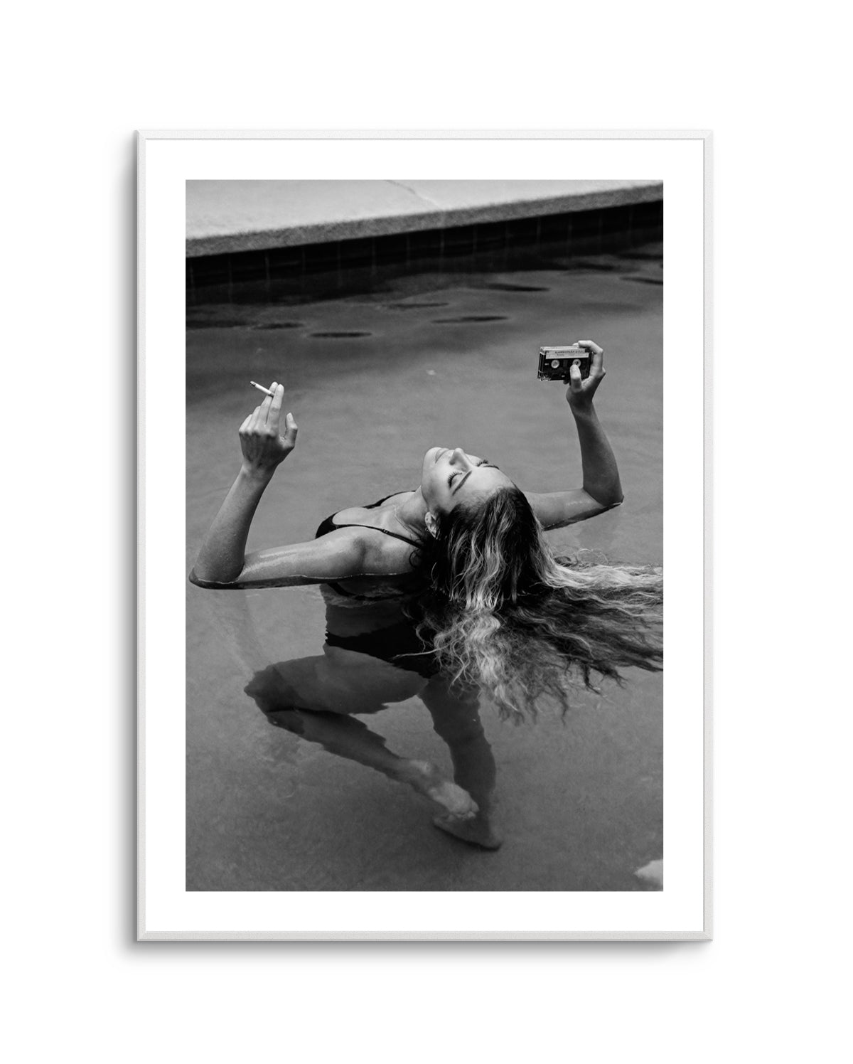 Pool Party for One | Art Print from Olive et Oriel where you can shop wallpaper and artworks online