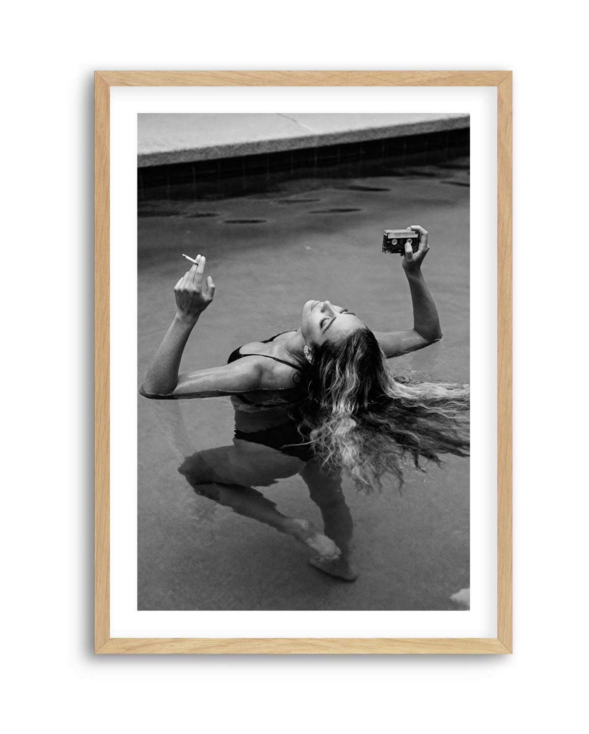 Pool Party for One | Art Print from Olive et Oriel where you can shop wallpaper and artworks online