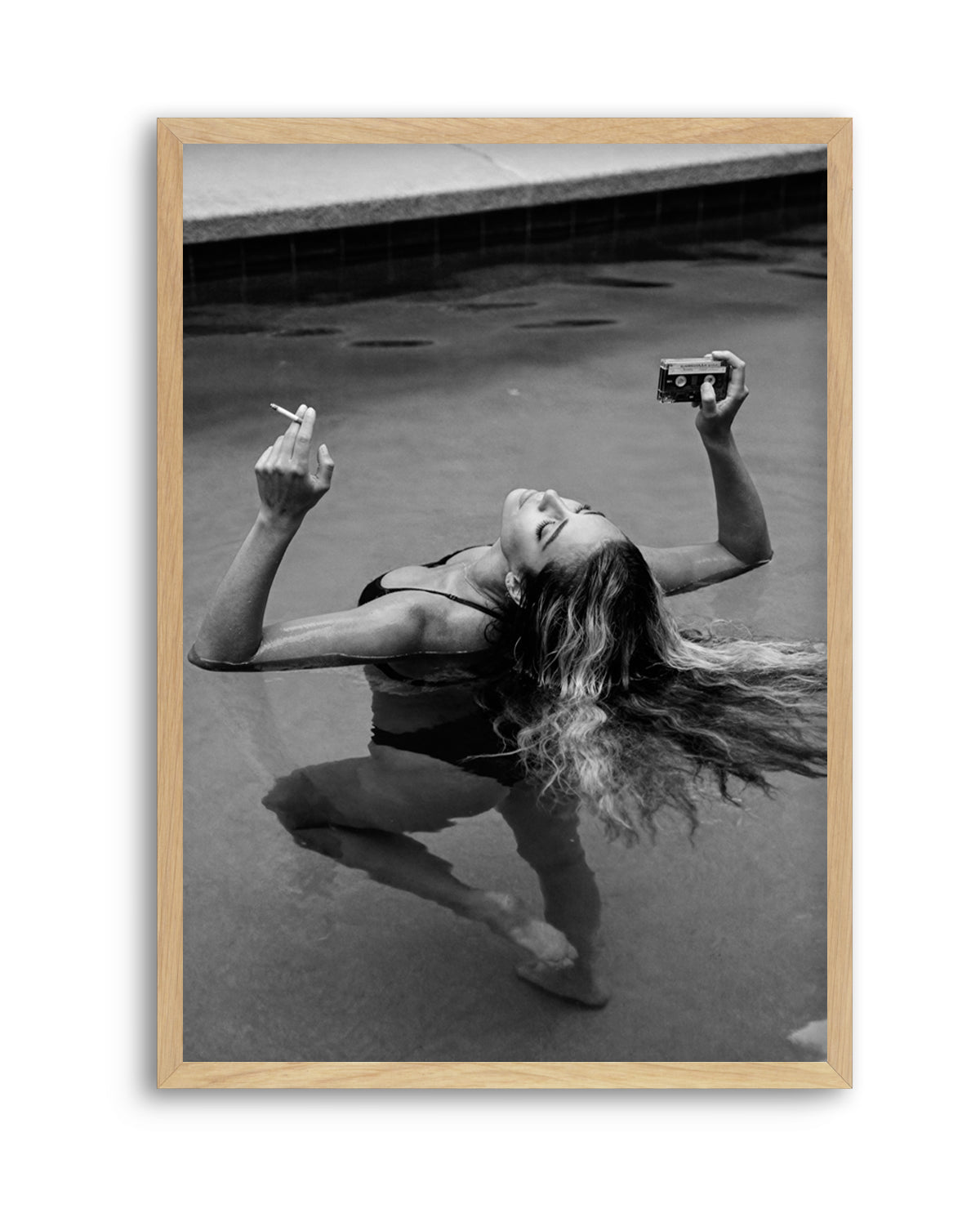 Pool Party for One | Art Print from Olive et Oriel where you can shop wallpaper and artworks online