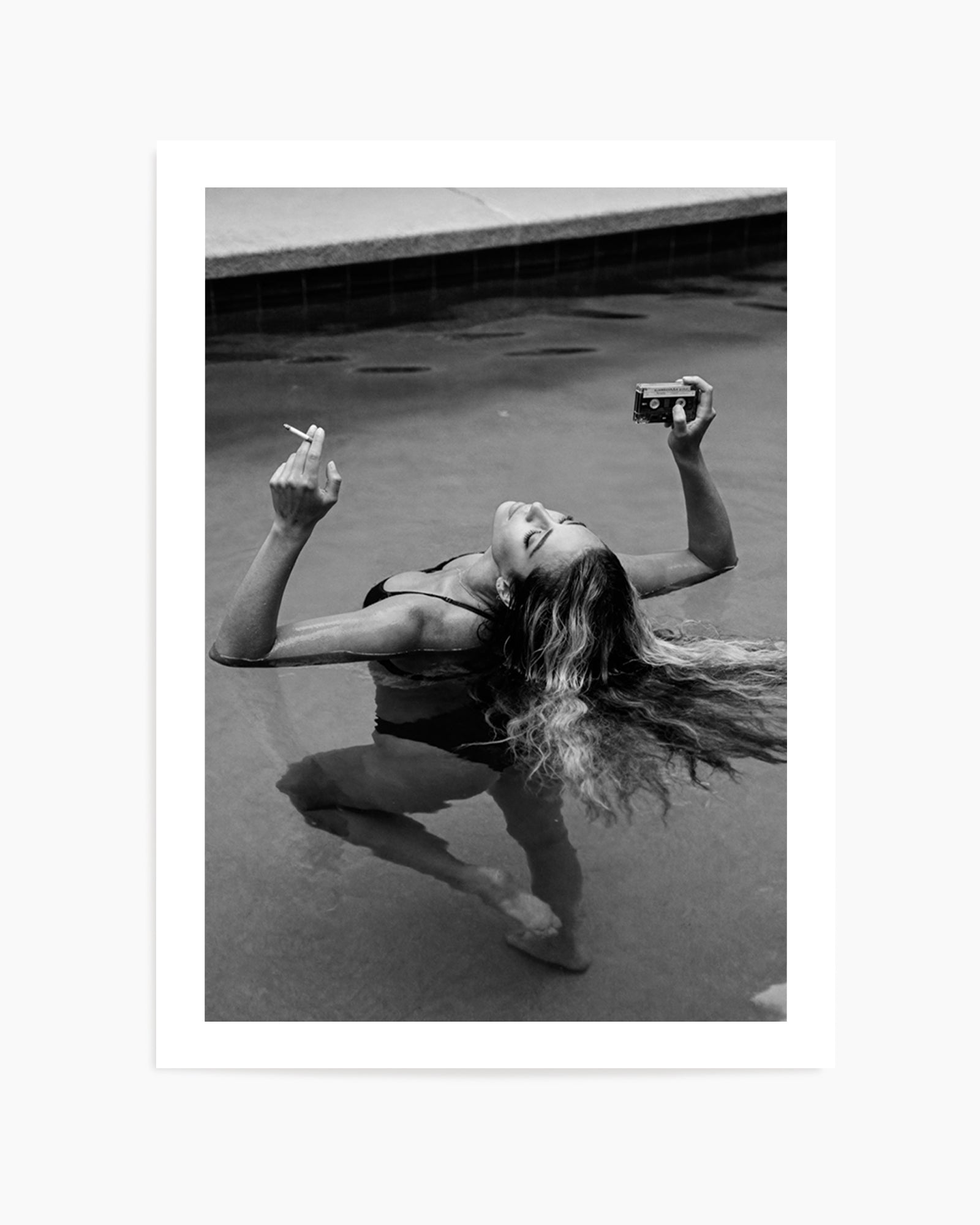 Pool Party for One | Art Print from Olive et Oriel where you can shop wallpaper and artworks online