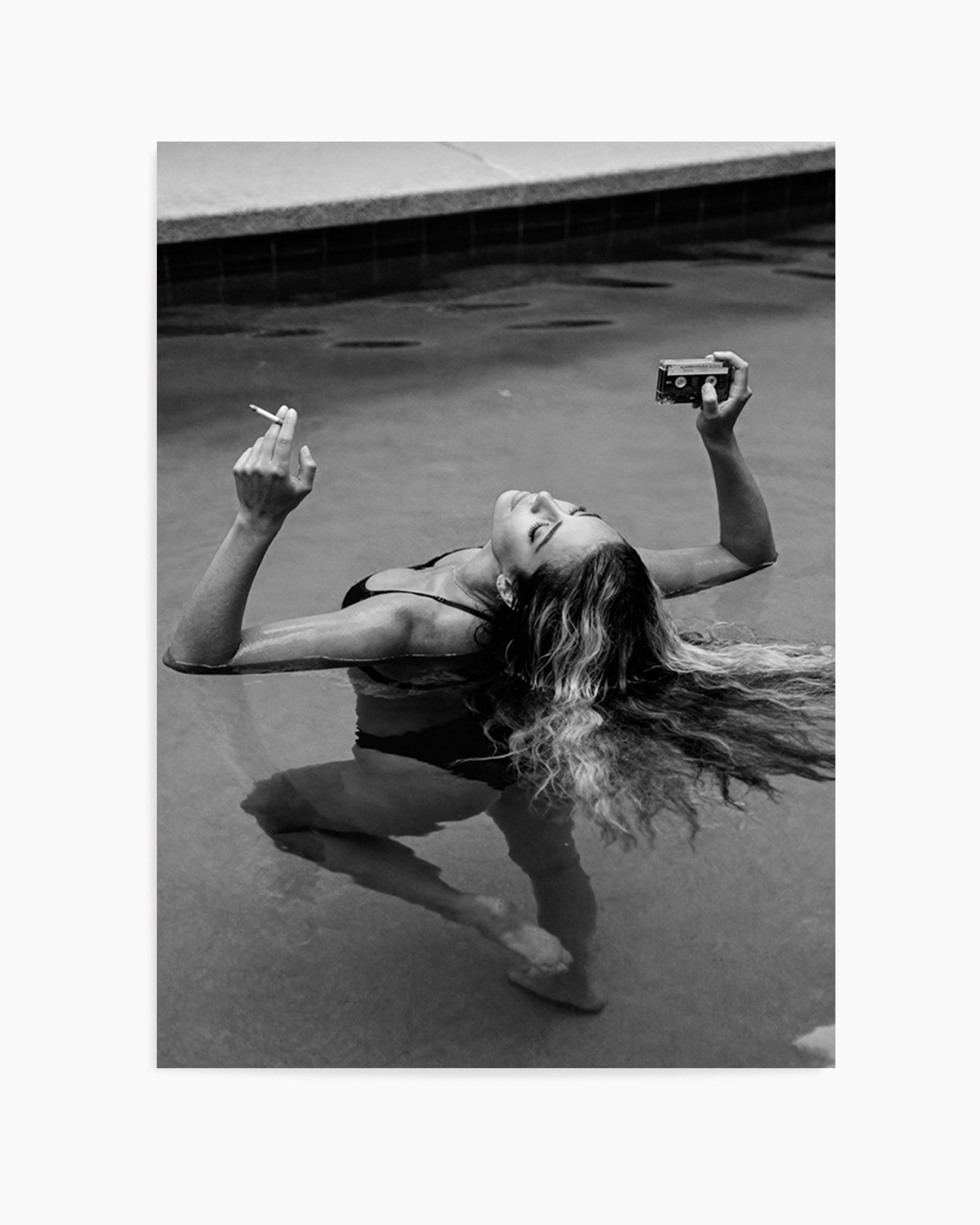 Pool Party for One | Art Print from Olive et Oriel where you can shop wallpaper and artworks online