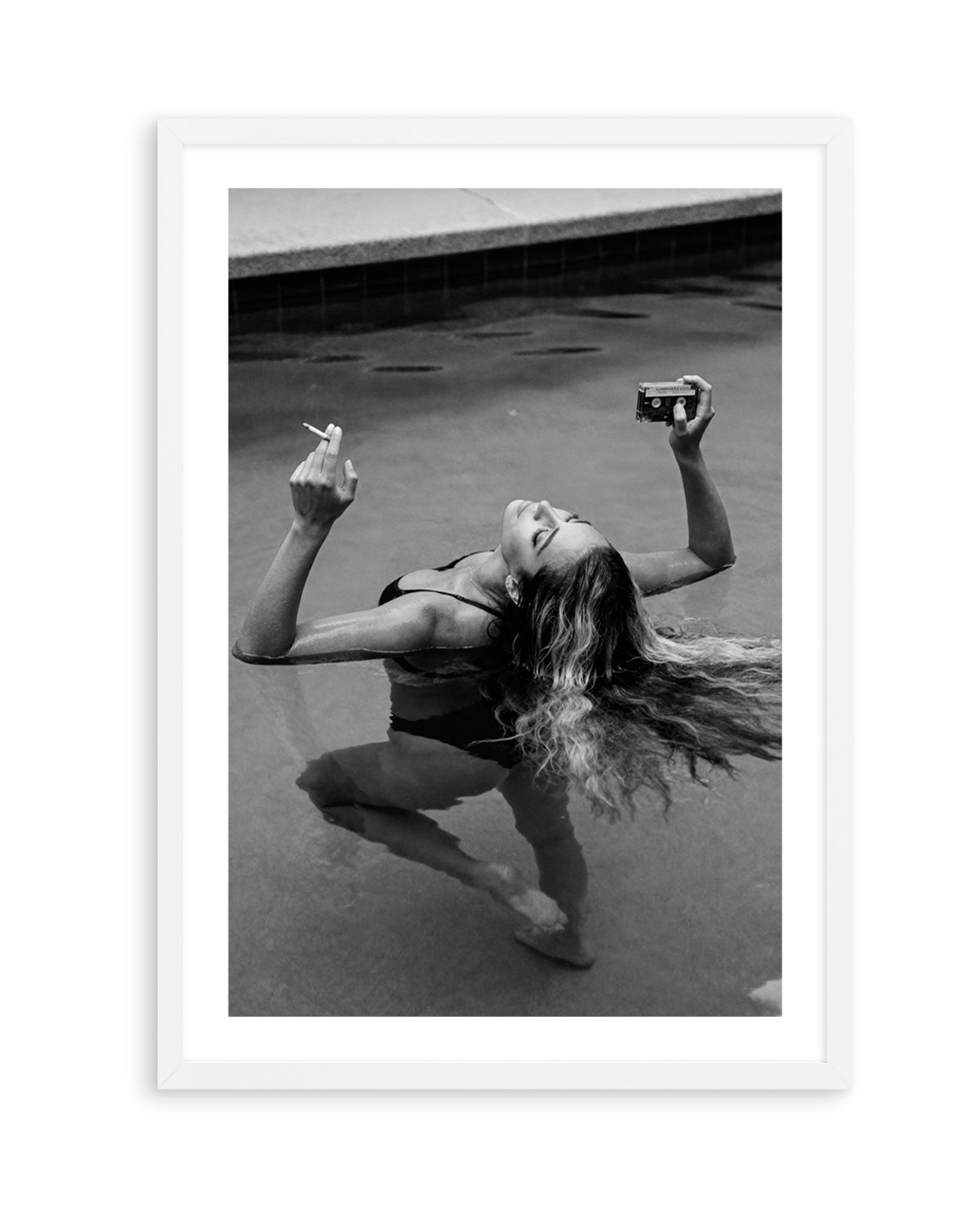 Pool Party for One | Art Print from Olive et Oriel where you can shop wallpaper and artworks online