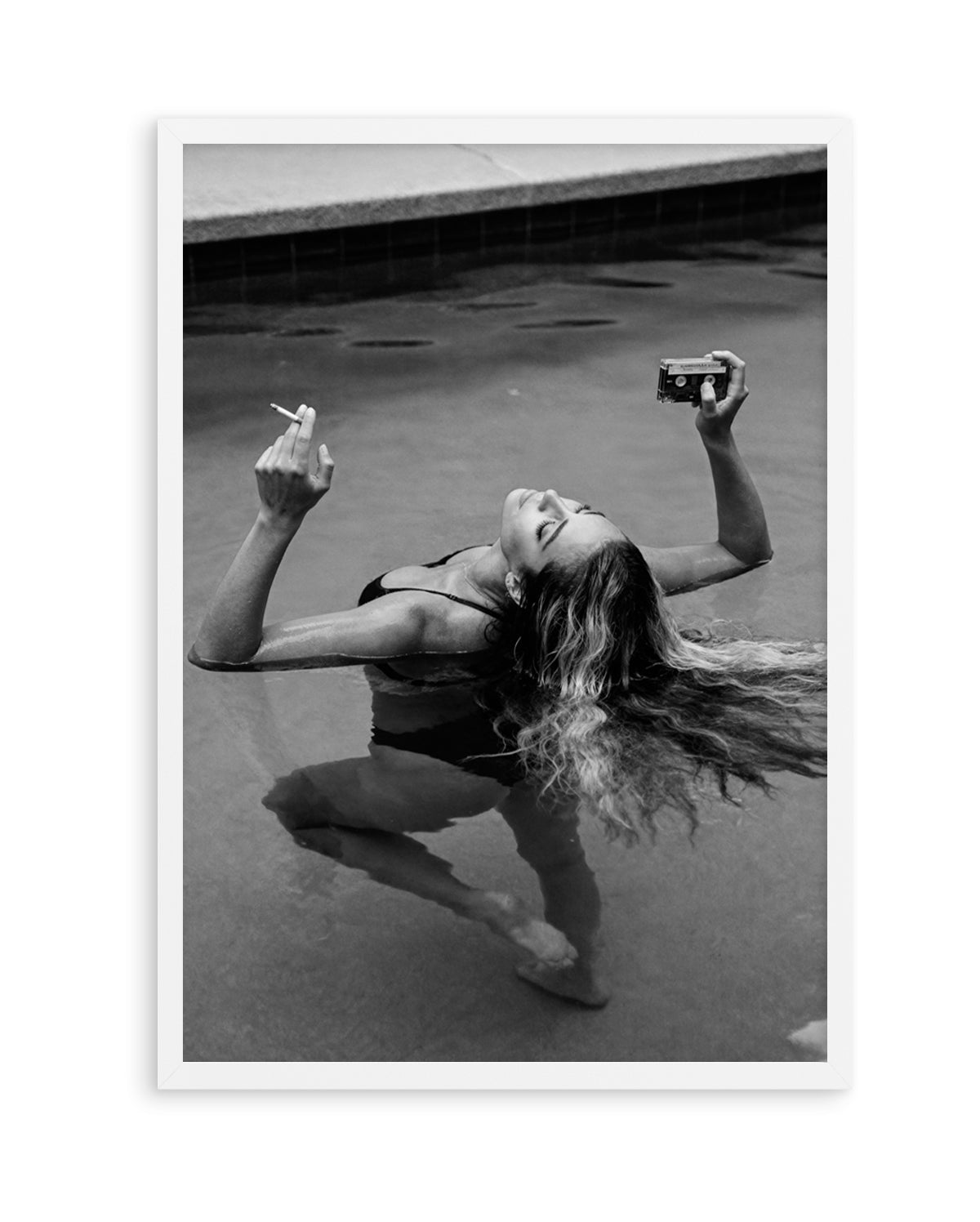 Pool Party for One | Art Print from Olive et Oriel where you can shop wallpaper and artworks online