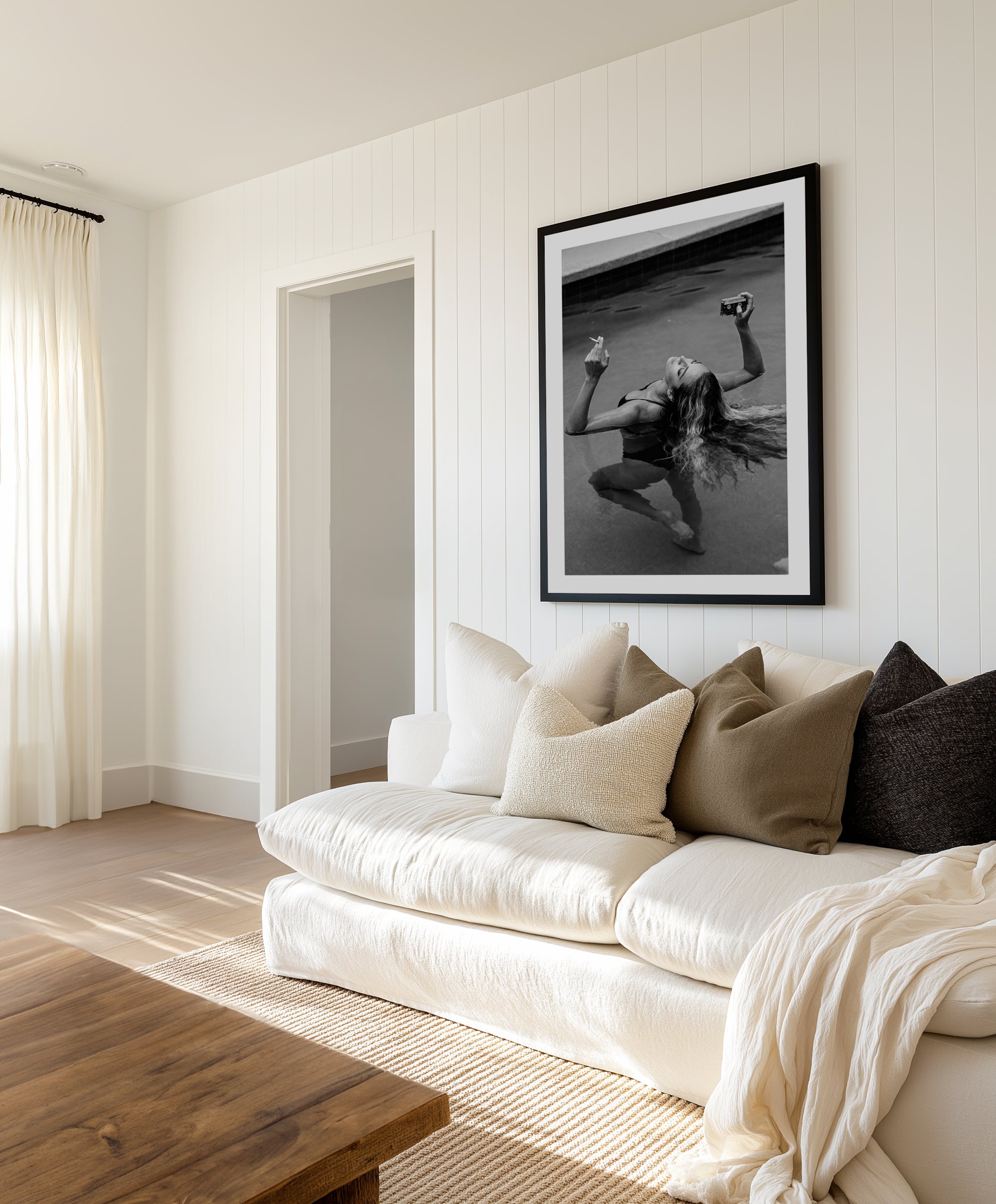 Pool Party for One | Art Print from Olive et Oriel where you can shop wallpaper and artworks online