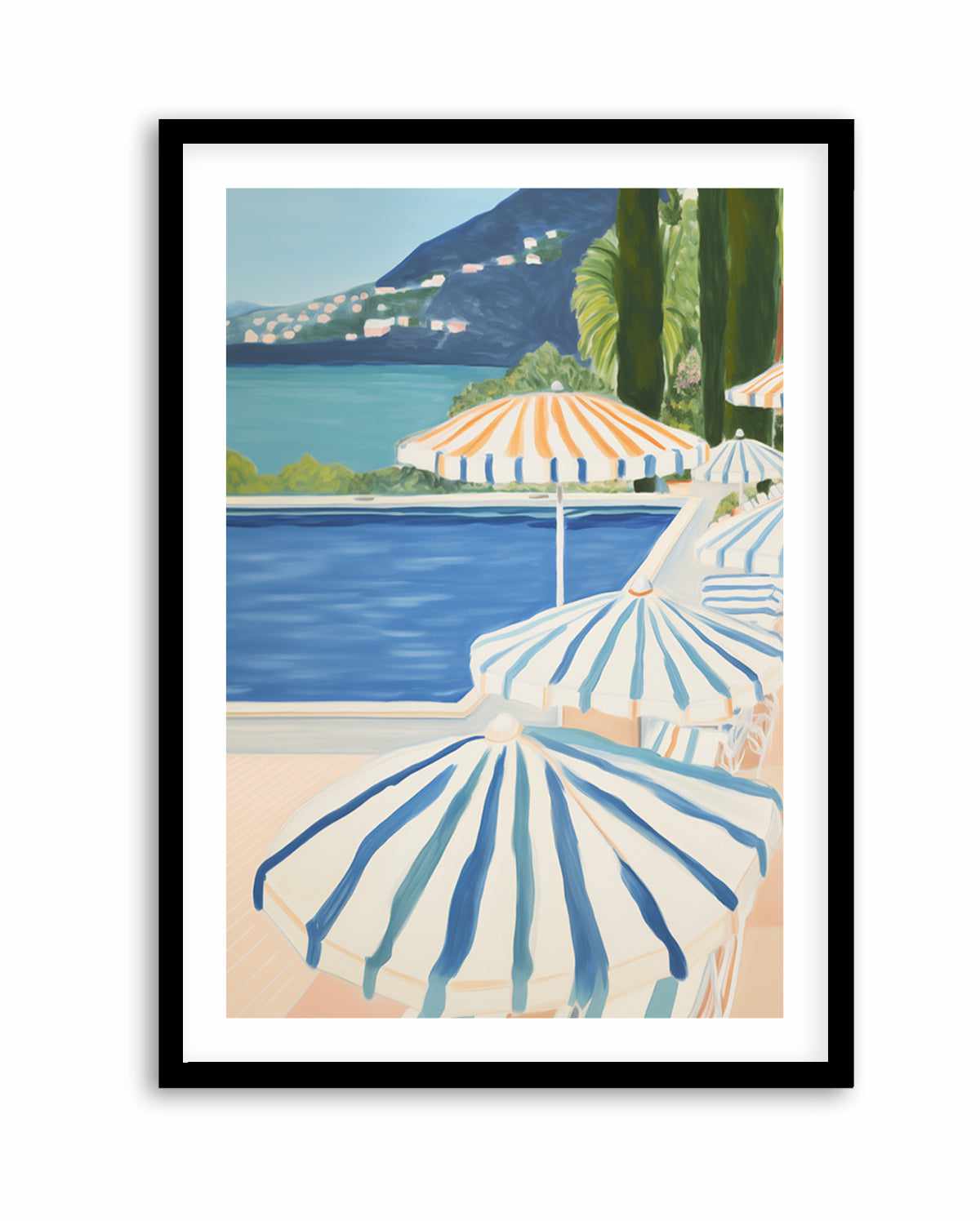 Pool Side Lake Como I | Art Print