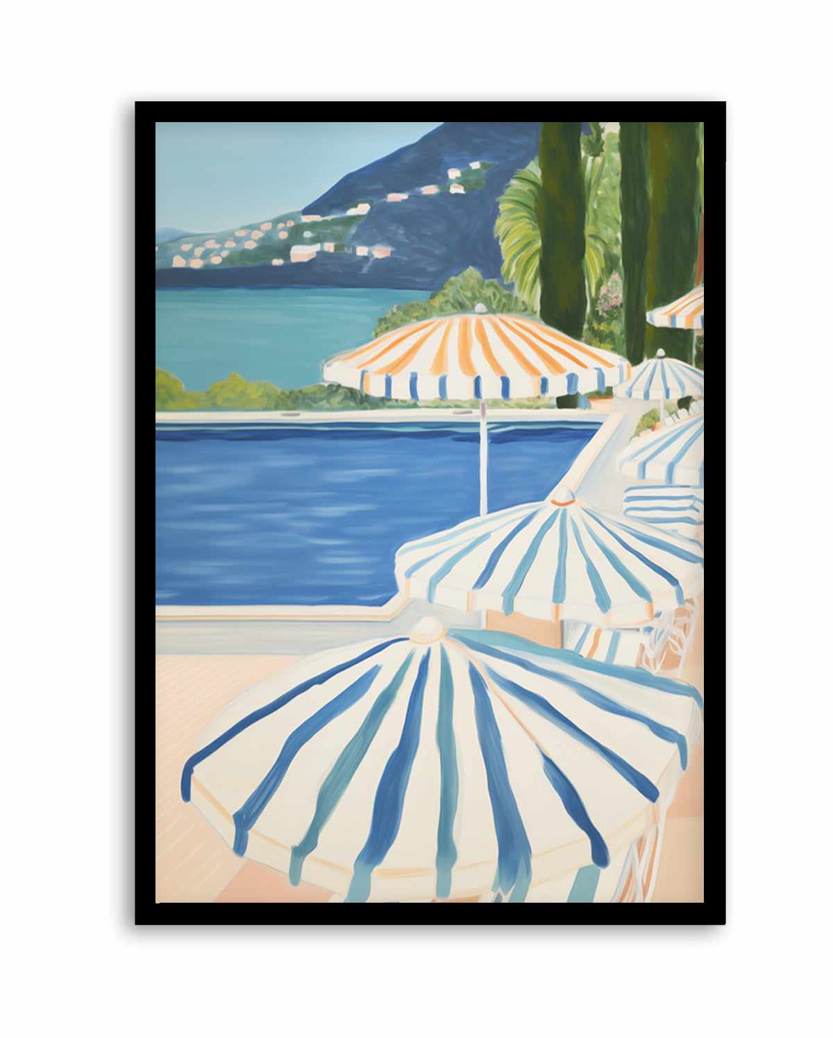 Pool Side Lake Como I | Art Print