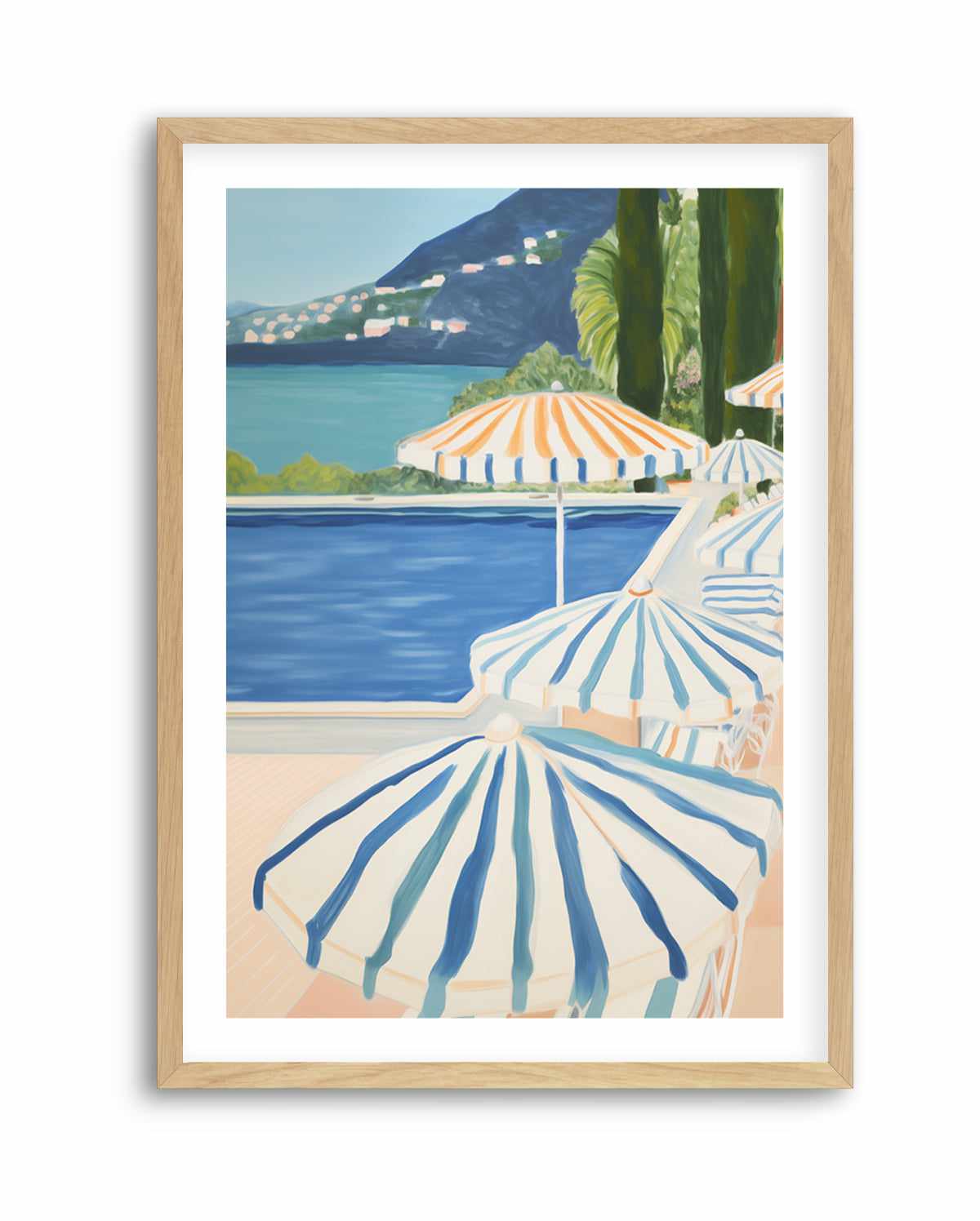 Pool Side Lake Como I | Art Print