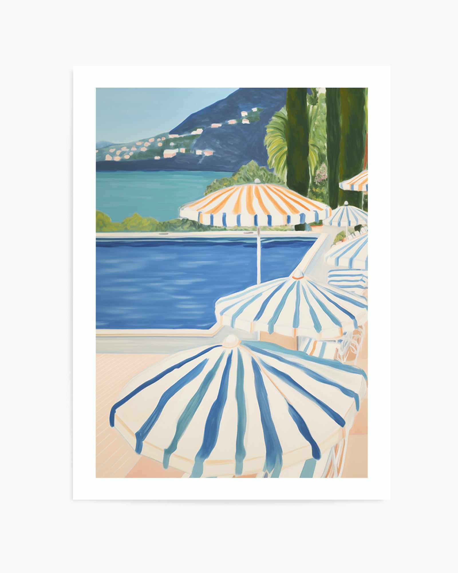 Pool Side Lake Como I | Art Print