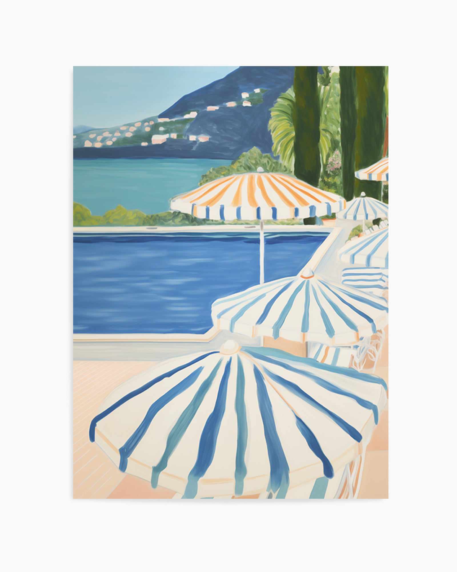 Pool Side Lake Como I | Art Print