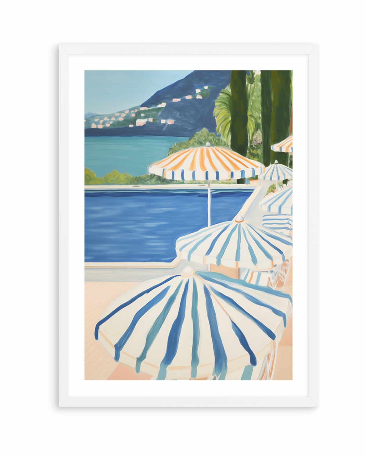 Pool Side Lake Como I | Art Print