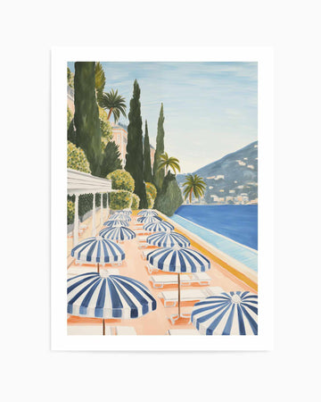 Pool Side Lake Como II | Art Print from Olive et Oriel where you can shop wallpaper and artworks online