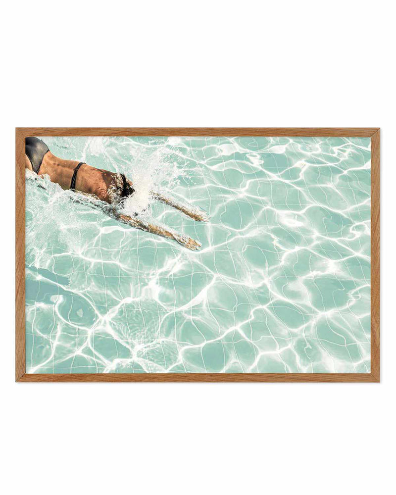 Pool Time V LS Art Print