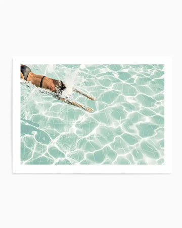 Pool Time V LS Art Print from Olive et Oriel where you can shop wallpaper and artworks online