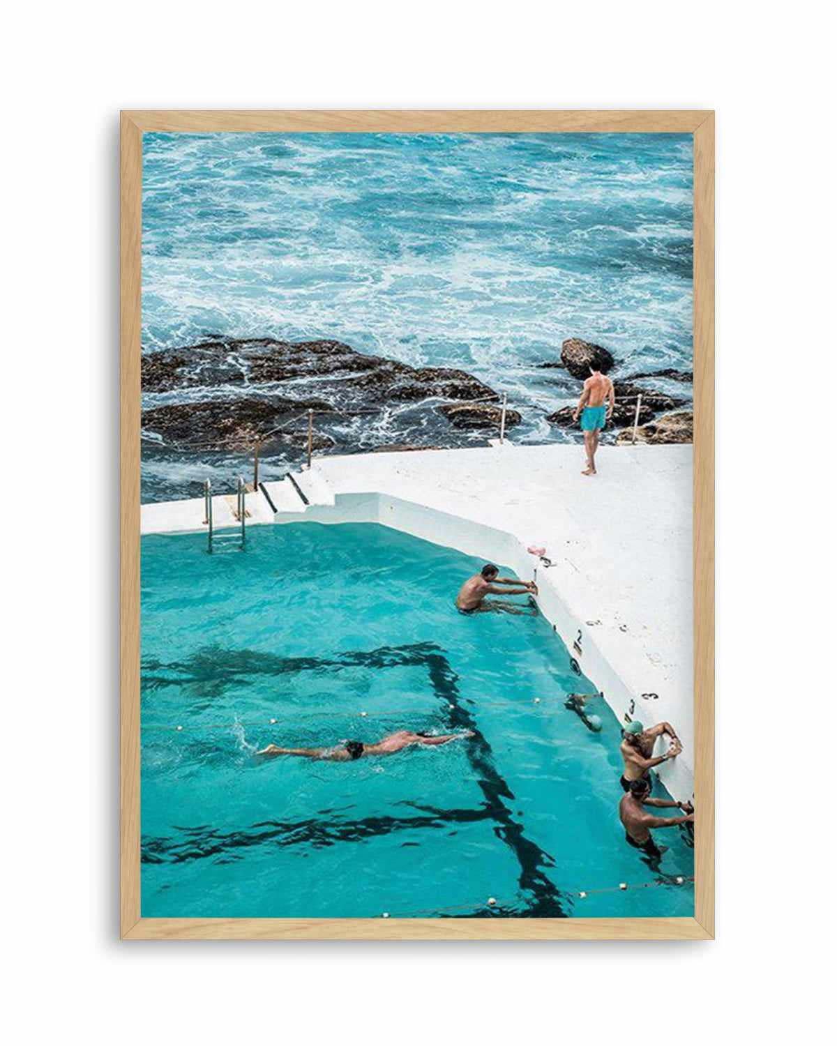 Pool of Men Art Print