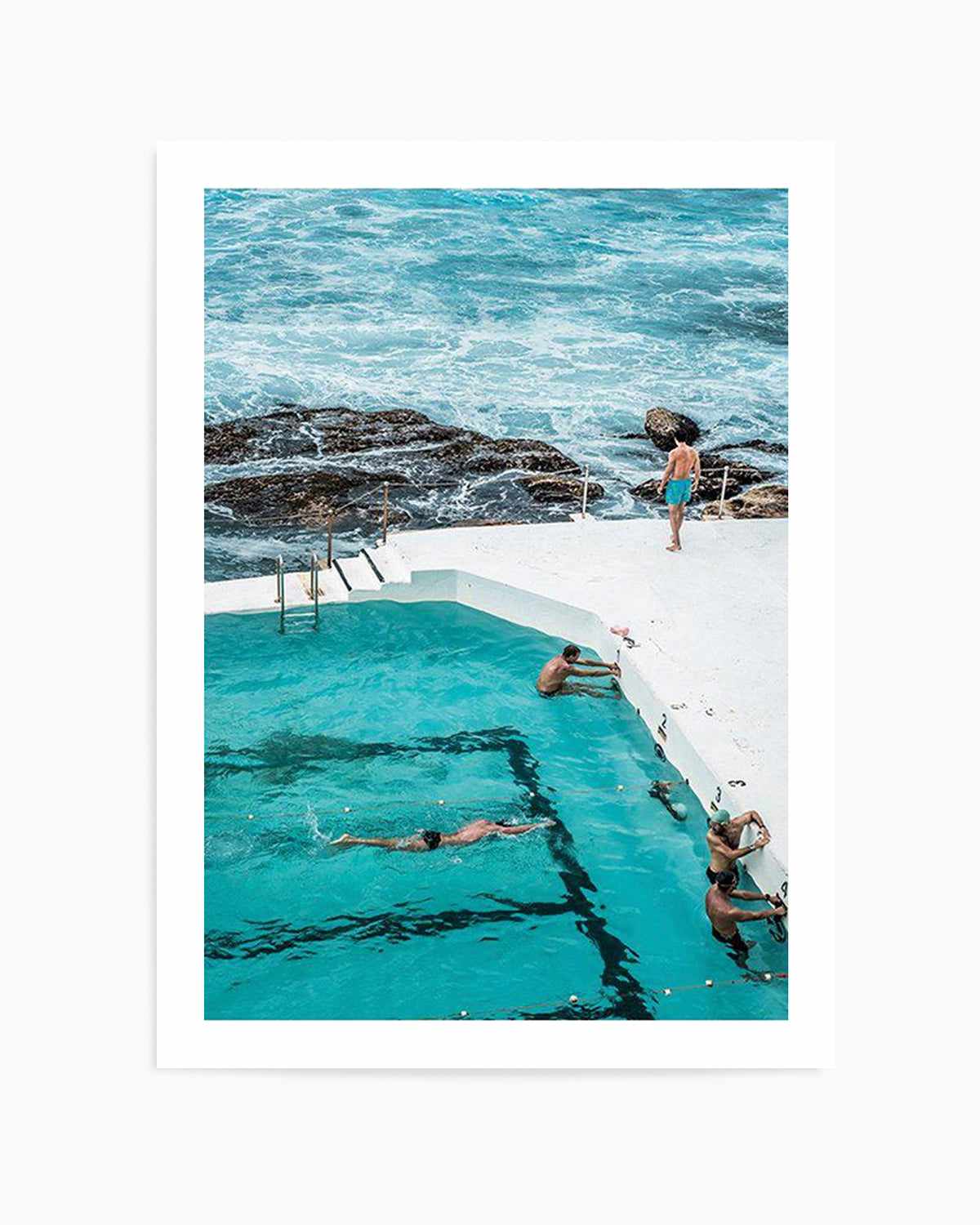 Pool of Men Art Print