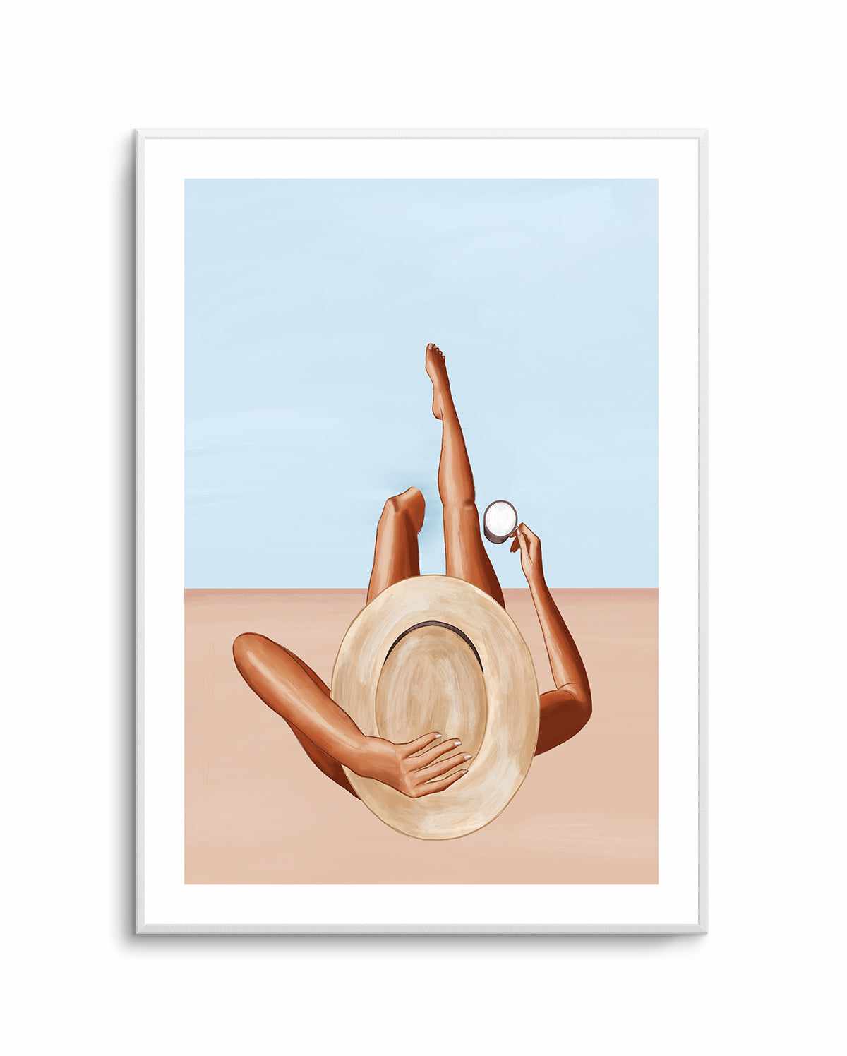 Poolside Girl By Ivy Green Illustrations | Art Print