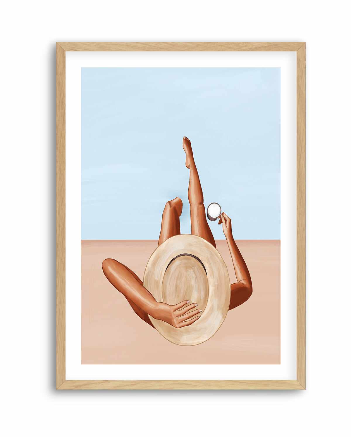 Poolside Girl By Ivy Green Illustrations | Art Print