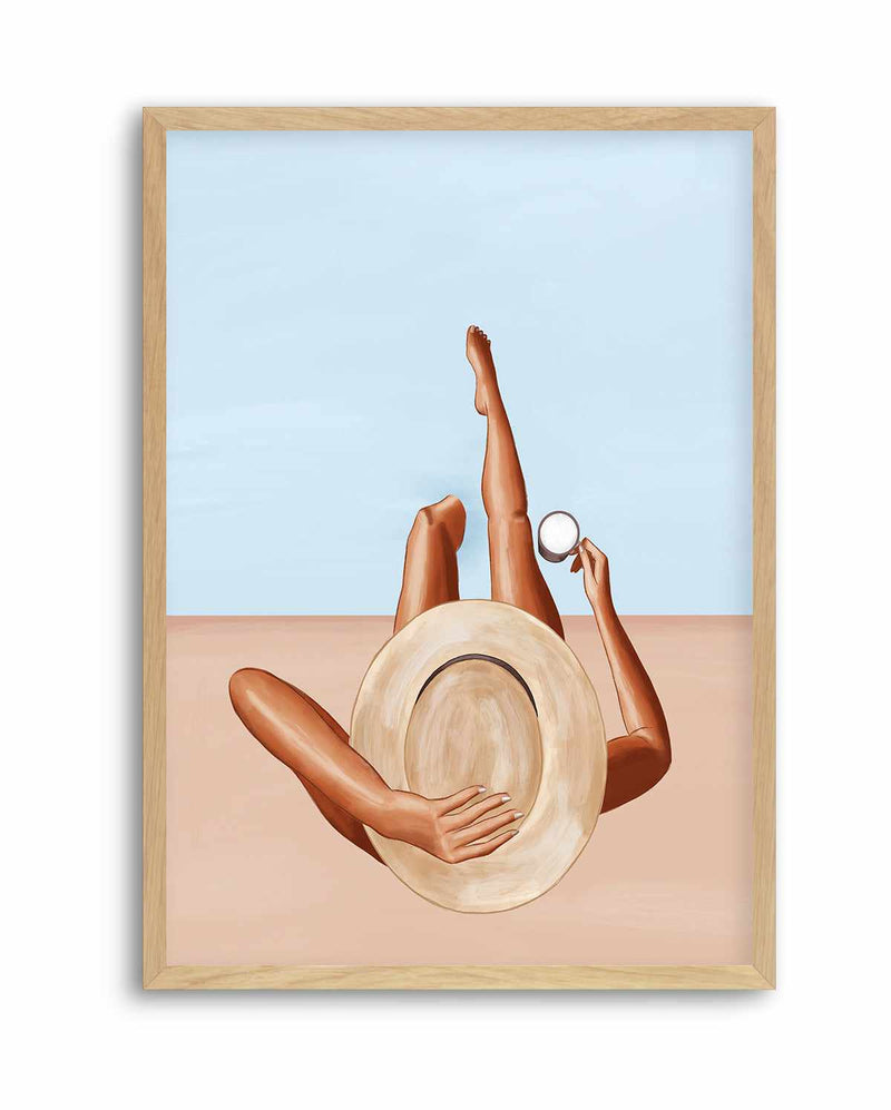 Poolside Girl By Ivy Green Illustrations | Art Print
