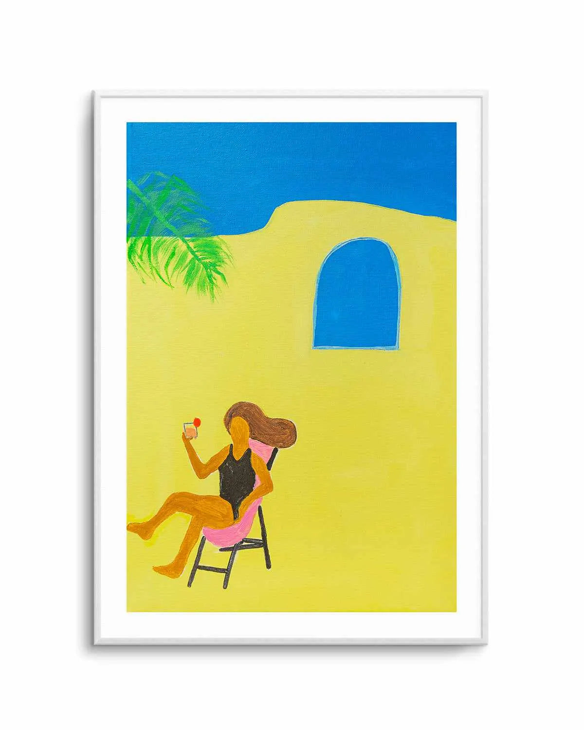 Poolside Margarita by Britney Turner Art Print from Olive et Oriel where you can shop wallpaper and artworks online