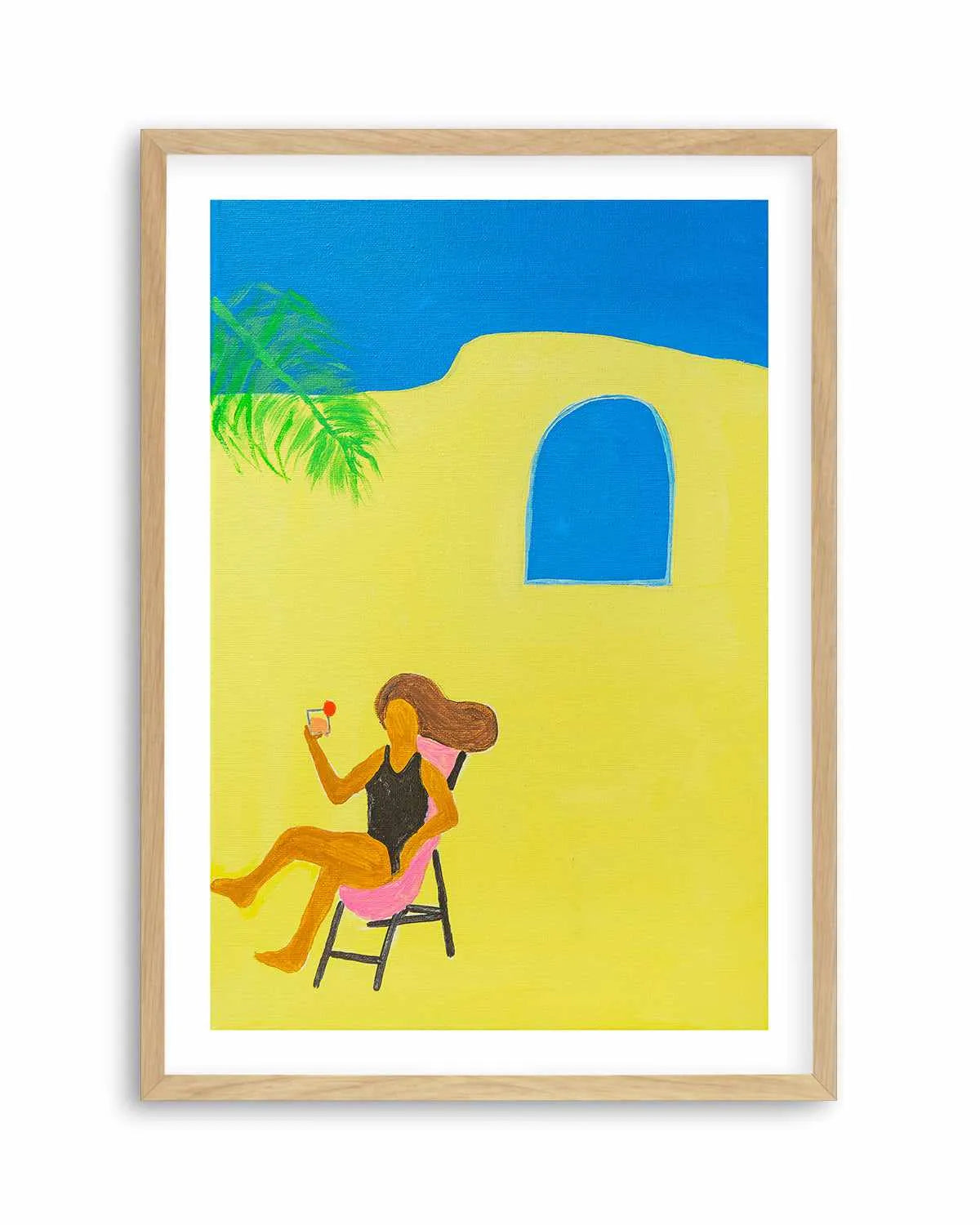 Poolside Margarita by Britney Turner Art Print from Olive et Oriel where you can shop wallpaper and artworks online