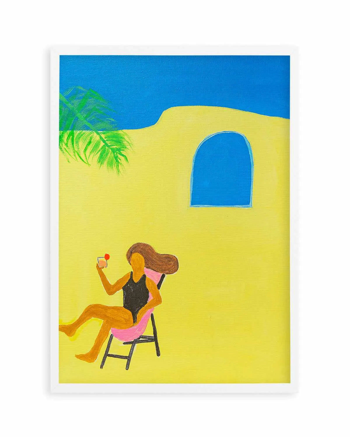 Poolside Margarita by Britney Turner Art Print from Olive et Oriel where you can shop wallpaper and artworks online