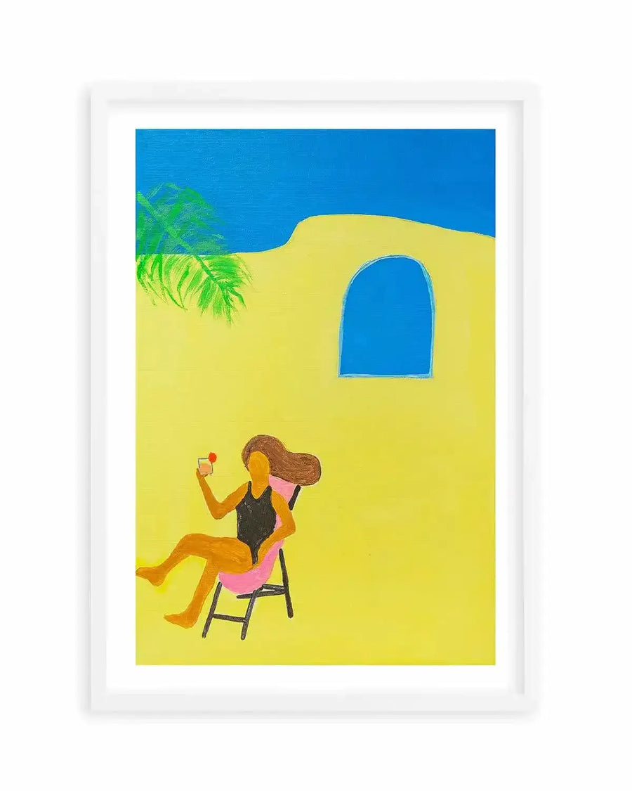 Poolside Margarita by Britney Turner Art Print from Olive et Oriel where you can shop wallpaper and artworks online