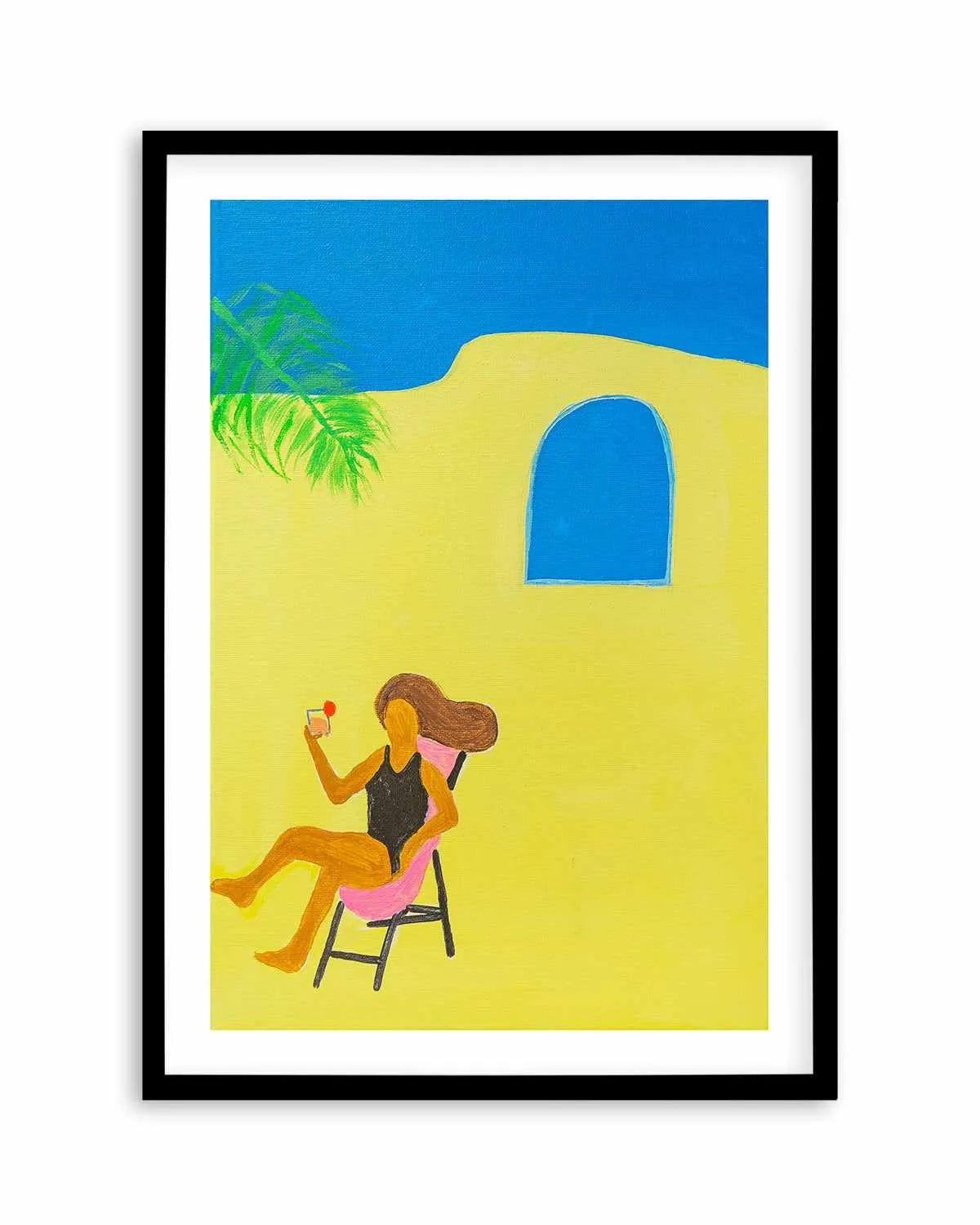 Poolside Margarita by Britney Turner Art Print from Olive et Oriel where you can shop wallpaper and artworks online