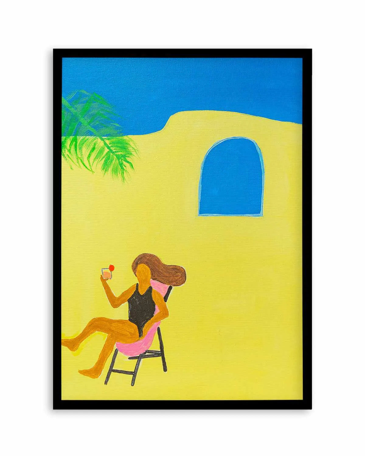 Poolside Margarita by Britney Turner Art Print from Olive et Oriel where you can shop wallpaper and artworks online