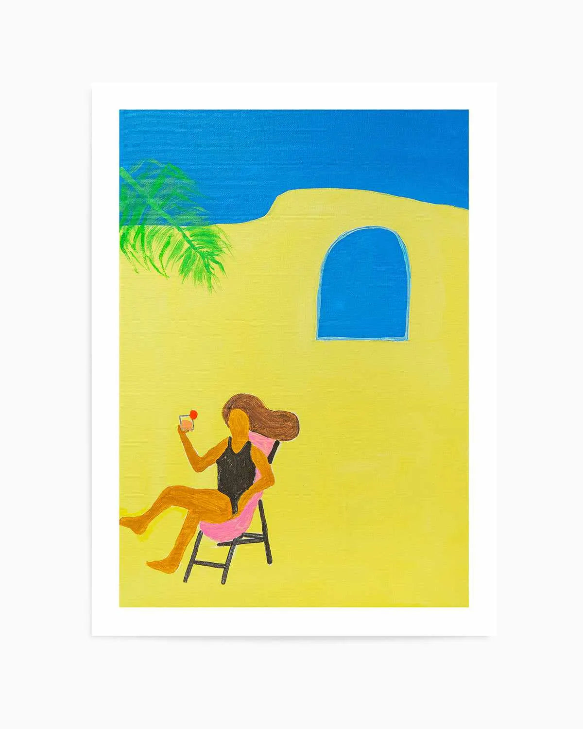 Poolside Margarita by Britney Turner Art Print from Olive et Oriel where you can shop wallpaper and artworks online