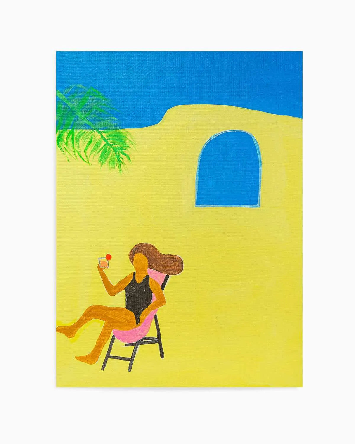 Poolside Margarita by Britney Turner Art Print from Olive et Oriel where you can shop wallpaper and artworks online