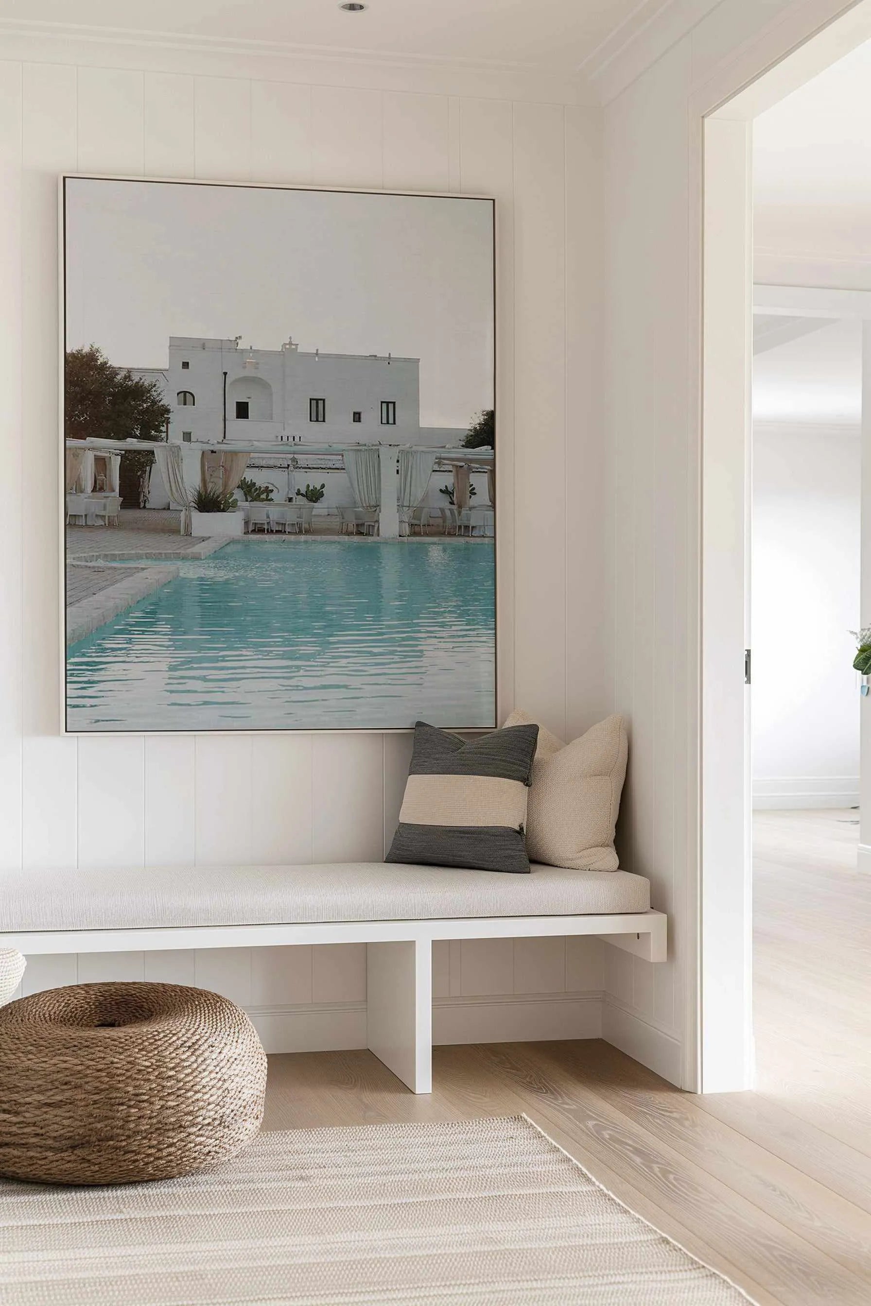 Poolside by Renee Rae | Framed Canvas Art Print from Olive et Oriel where you can shop wallpaper and artworks online