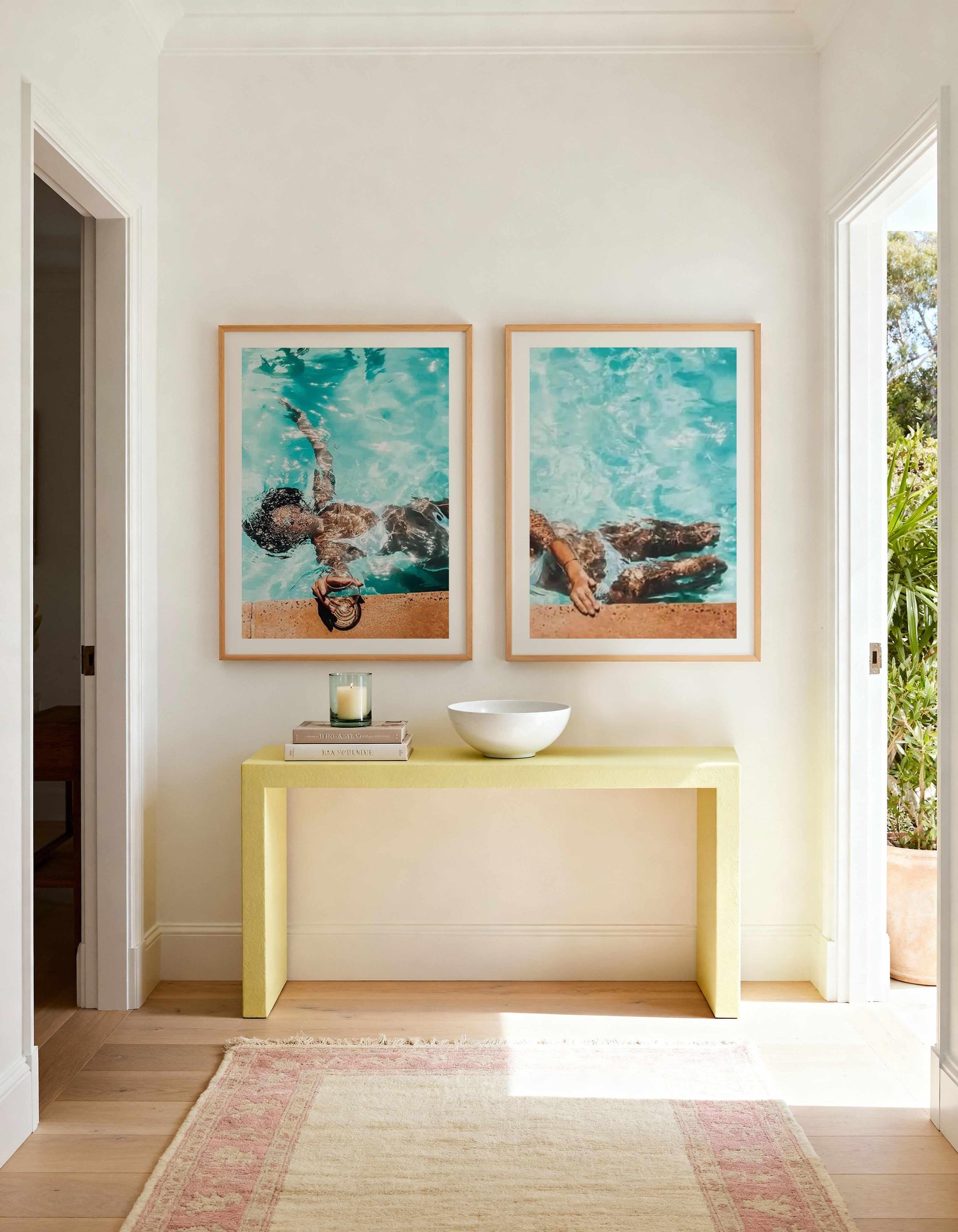 Poolside Bliss I & II Art Print Set of 2 | Matching Wall Art from Olive et Oriel where you can shop wallpaper and artworks online