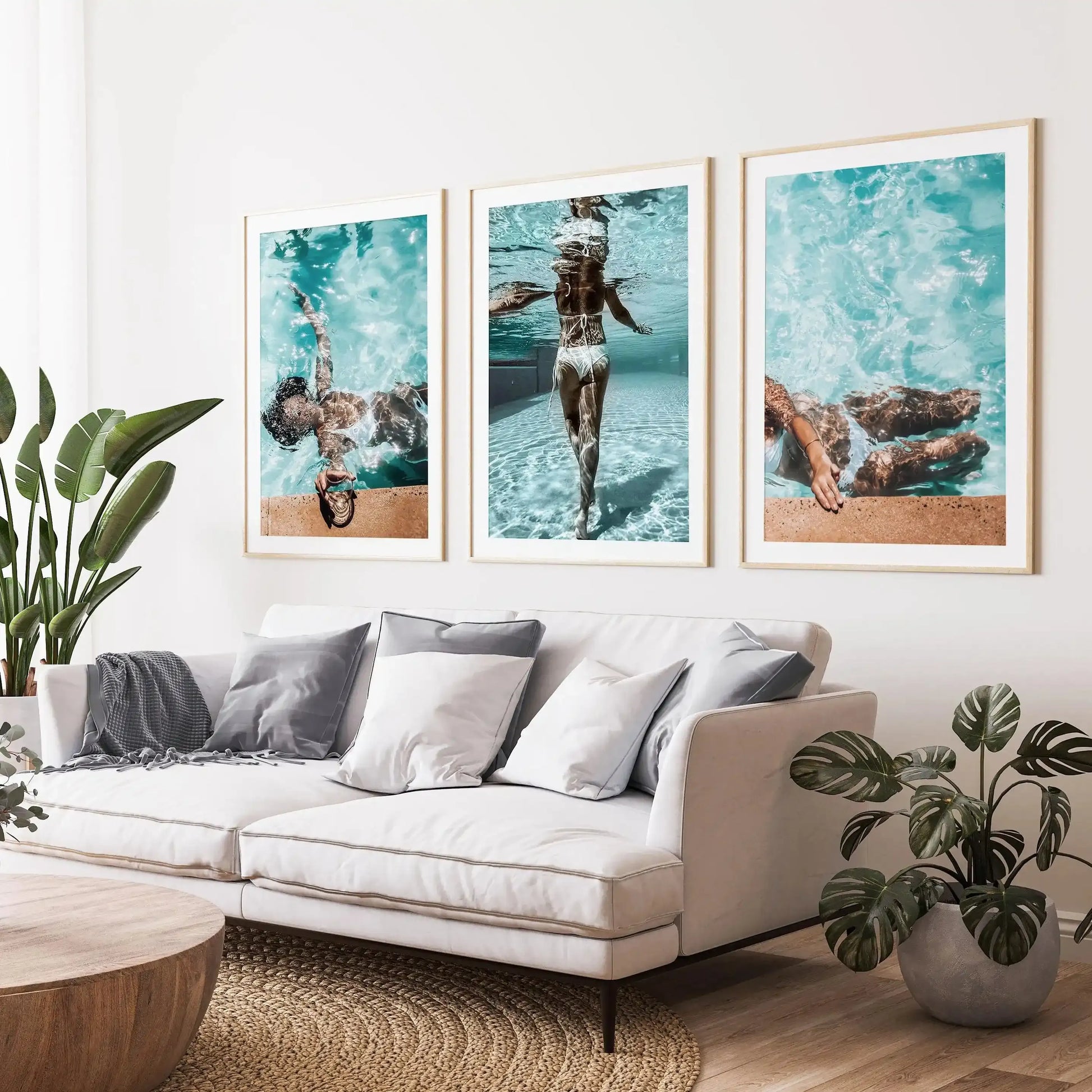 Poolside Bliss II Art Print from Olive et Oriel where you can shop wallpaper and artworks online