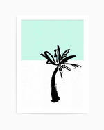 Pop Art Palm Tree Art Print